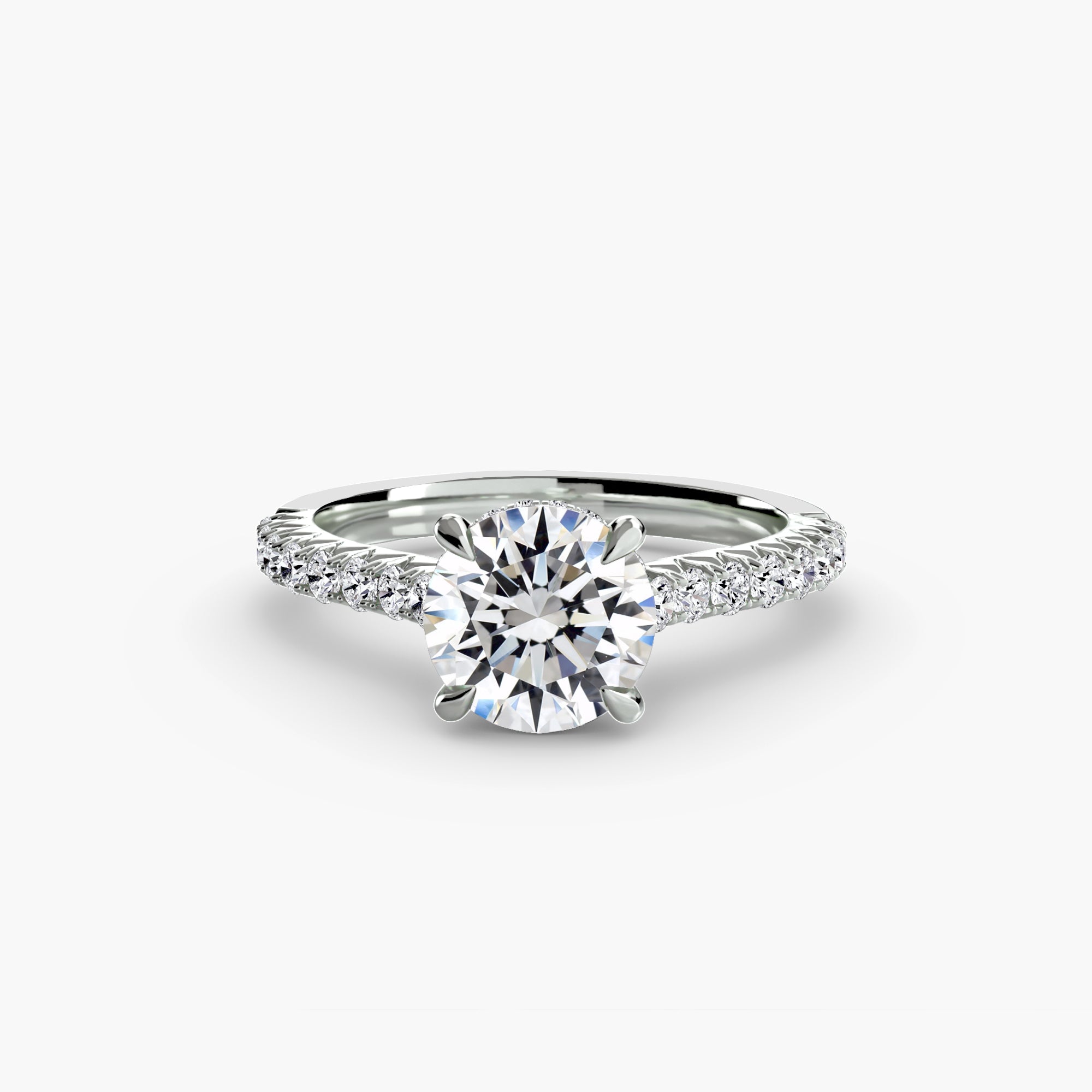 Solitaire with Pavé 5