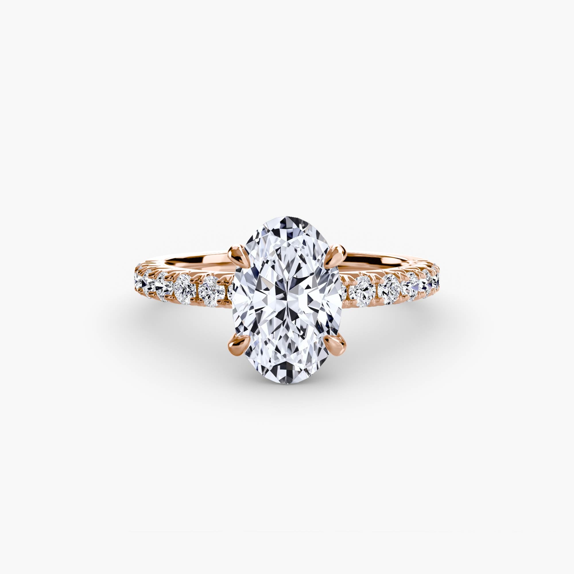 Solitaire with Pavé 6
