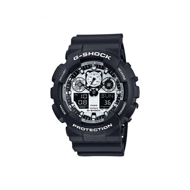 Casio G-Shock GA100BW-1A GA-100 SERIES