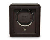 Wolf Design Cub Single Watch Winder with Cover (Brown)