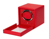 Wolf Design Cub Single Watch Winder with Cover (Tutti Frutti Red)