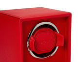 Wolf Design Cub Single Watch Winder with Cover (Tutti Frutti Red)