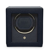 Wolf Design Cub Single Watch Winder with Cover (Navy)