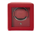 Wolf Design Cub Single Watch Winder with Cover (Tutti Frutti Red)