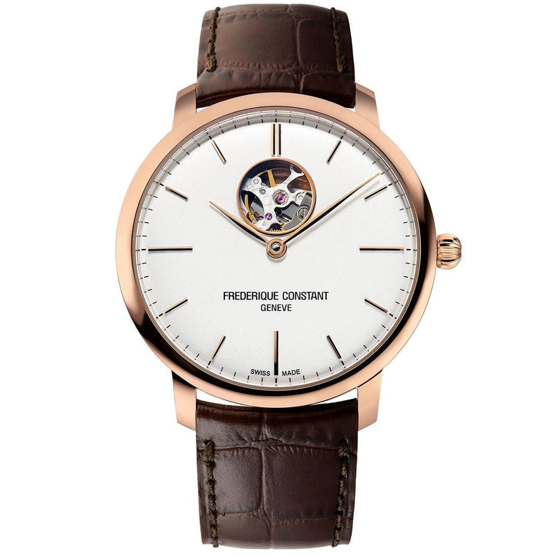 Frederique Constant Slimline Heartbeat Classic Rose Gold Plated