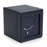 Wolf Design Cub Single Watch Winder with Cover (Navy)