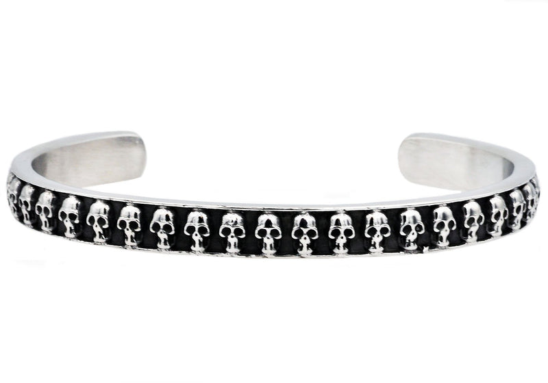 Blackjack Men's Skull Bangle BJB212